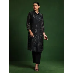 Varanga Black Kurta image 1