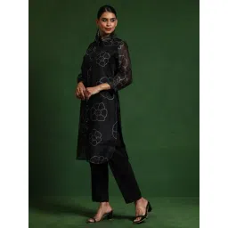 Varanga Black Kurta image 4