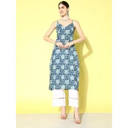 Varanga Blue Printed Straight Kurta-picture-15