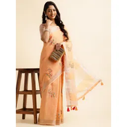 Varanga Ethnic Motifs Zari Saree-image-6