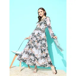 Varanga Floral Printed Floral Georgette Anarkali Kurta-picture-24