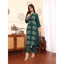 Varanga Green Printed Straight Kurta-picture-19