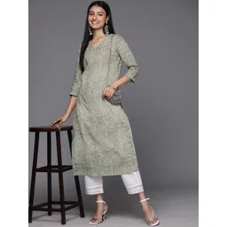 Varanga Women Striped Gotta Patti Kurta-picture-14