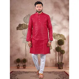 Varbandhan Men Solid Festive Straight Kurta-picture-23