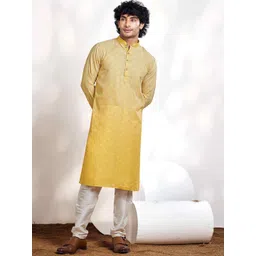 Vardha Men Thread Work Handloom Kurta-picture-13