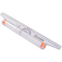 vardhman Plastic Multi-use Roll and Draw Ruler Scale (30cm) Ruler-picture-19