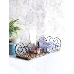 VarEesha Brown & Black Bamboo Multi-Purpose Basket - Set of 1-picture-27