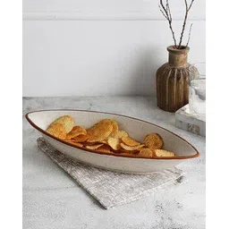 vareesha Ceramic Boat Serving Bowl-picture-20