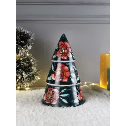 VarEesha Festive Decor Green & Red Ceramic Christmas Tree Decorative Showpiece-picture-46