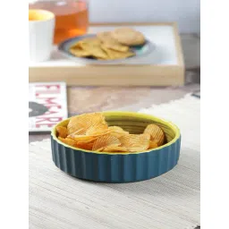 VarEesha Green Ceramic Serving Bowl - Set of 1-picture-11