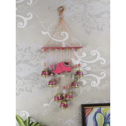 VarEesha Pink Elephant Wall Decorative Bells Windchime from "Tinkle Bells" Collection-picture-36