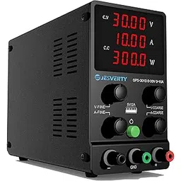 Variable DC Power Supply, 30V 10A Adjustable Switching DC Bench Linear Power Supply with High Accuracy 4-Digit LED Display, 5V/2A USB Port, Coarse and Fine Settings-picture-32