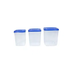 Varmora Glory Blue Plastic Unique Shape Versatile Storage Container-picture-33