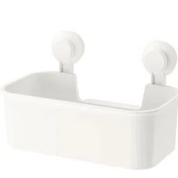 varna Plastic IKEA TISKEN BASKET WITH SUCTION CUP Storage Basket-picture-22