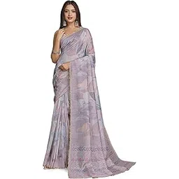 varni fabrics: a lady's first love VARNI FABRIC Viscose Saree for Women Border & Digital Print Saree with Rich Pallu Women Saree Traditional Wedding Saree with Unstitched Blouse Piece-picture-14