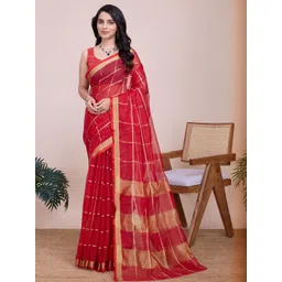 VARNI FABRICS Checked Kota Saree-picture-22