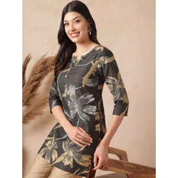 Varun Handicraft Floral Print Cotton Top-picture-30