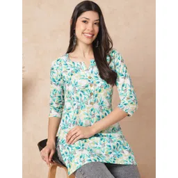 Varun Handicraft Floral Print Cotton Top-picture-33