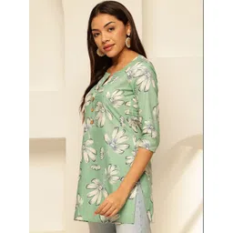 Varun Handicraft Floral Print Cotton Top-picture-23