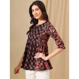 Varun Handicraft Floral Print Cotton Top-picture-18