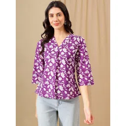 Varun Handicraft Floral Print Cotton Top-picture-19