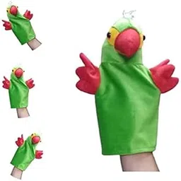 VARUSH Parrot Hand Puppets for Engaging Kids' Learning and Play | Animals & Birds Story Telling Puppets-image-5