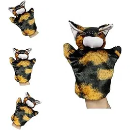 VARUSH Wild Animals & Birds Storytelling Hand Puppets/Hand Puppets for Kid's Learning Playing (Cat)-image-12