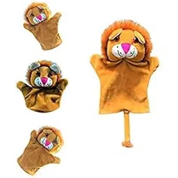 VARUSH Wild Animals & Birds Storytelling Hand Puppets/Hand Puppets for Kid's Learning Playing/Gift for Kids (Lion)-image-29