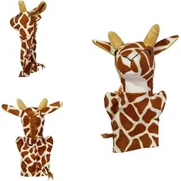 VARUSH Wild Animals & Birds Storytelling Hand Puppets/Hand Puppets for Kid's Learning Playing (Giraffe)-image-10