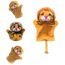 VARUSH Wild Animals & Birds Storytelling Hand Puppets/Hand Puppets for Kid's Learning Playing (Lion)-image-14