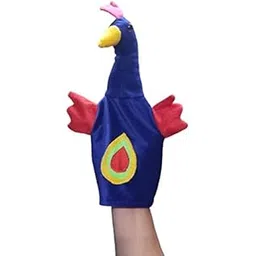 VARUSH Wild Animals & Birds Storytelling Hand Puppets/Hand Puppets for Kid's Learning Playing (Peacock)-image-11