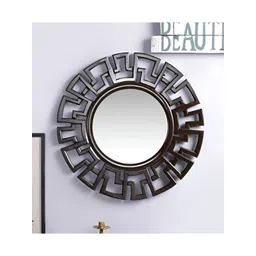 VAS collection home Black Textured Round Mirror-picture-26