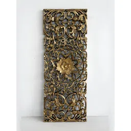 VAS collection home Black Textured Wooden Hanging Wall Decor-picture-21