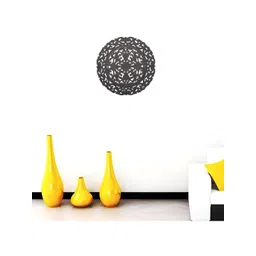 VAS collection home Black Textured Wooden Wall Plates-picture-17