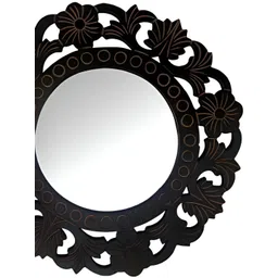 VAS collection home Black Wooden Mirror Frame-picture-37