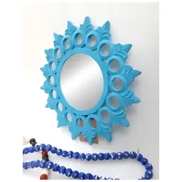 VAS collection home Blue Wooden Wall Mirrors-picture-26