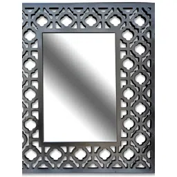 VAS collection home Ethnic Motifs Textured Black Rectangular Mirror-picture-15