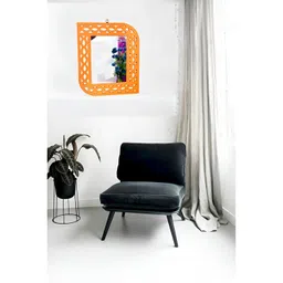VAS collection home Orange MDF Wall Mirror Frame-picture-16