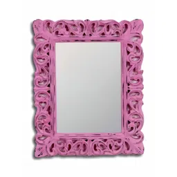 VAS collection home Pink Textured Rectangular Mirror-picture-19