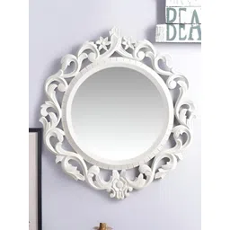 VAS collection home Textured White Round Mirror-picture-32