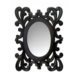 VAS collection home Textured Wooden Frame Wall Mirror-picture-16