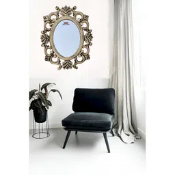 VAS collection home  Textured Wooden Wall Mirror-picture-11