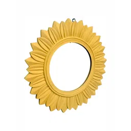 VAS collection home Yellow Textured Round Mirror-picture-24