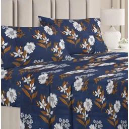 vas collections 160 TC Cotton Double Floral Flat Bedsheet-picture-10