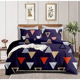 VAS COLLECTIONS® All Weather Microfiber Comforter/Duvet/AC Quilt/Blanket - Reversible with Siliconised Filling - 200 GSM |Double - 220x240 cms (Grey & Red)-picture-15