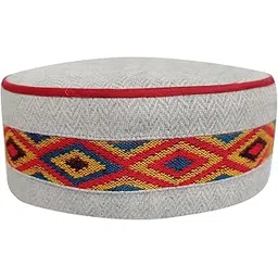 vastraa fusion Aroma Agro Himachali Woolen Cap Unisex image 1