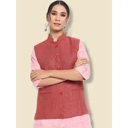 Vastraa Fusion Women Woolen Nehru Jackets-picture-28