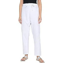 vastraa fusion Women's Regular Fit Cotton Pajama (VS1131D-W_White_Free Size)-picture-23