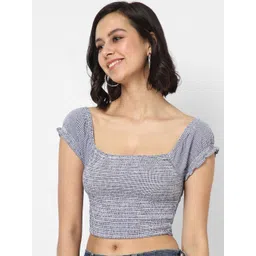VASTRADO Blue Crop Top-picture-22