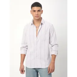 VASTRADO Core Fashion Lilac Stripes Shirt-picture-19